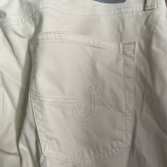 AG Adriano Goldschmeid The Protégé Straight Leg Cream Khaki Pants Jeans 38x36 - Picture 8 of 8